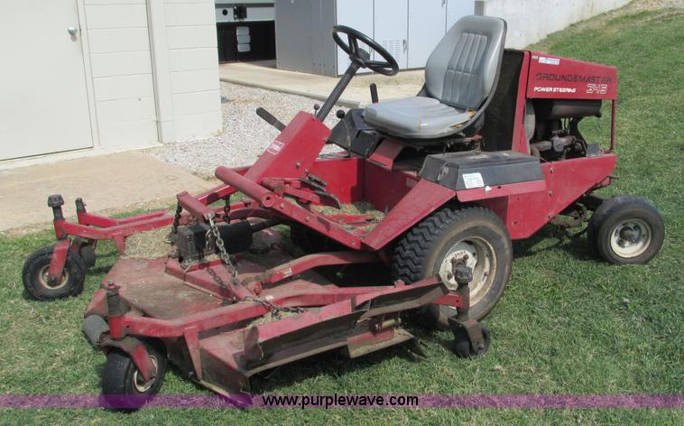 image for item AC9804 Toro Groundmaster 345 riding lawn mower