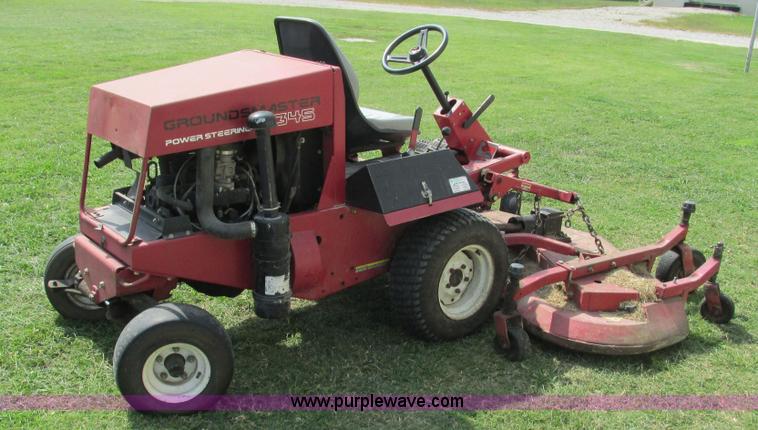 image for item AC9804 Toro Groundmaster 345 riding lawn mower