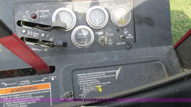 image for item AC9804 Toro Groundmaster 345 riding lawn mower