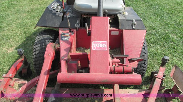 image for item AC9804 Toro Groundmaster 345 riding lawn mower