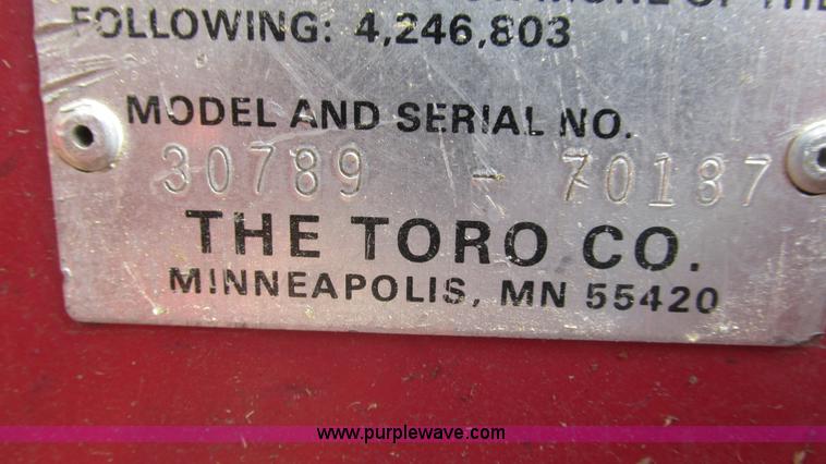 image for item AC9804 Toro Groundmaster 345 riding lawn mower