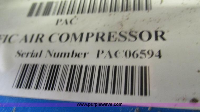 image for item AC9807 Pacific PAC-2T air compressor