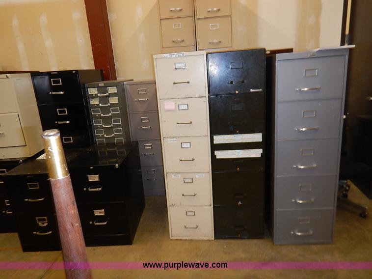 image for item AY9105 Approximately 30 filing cabinets
