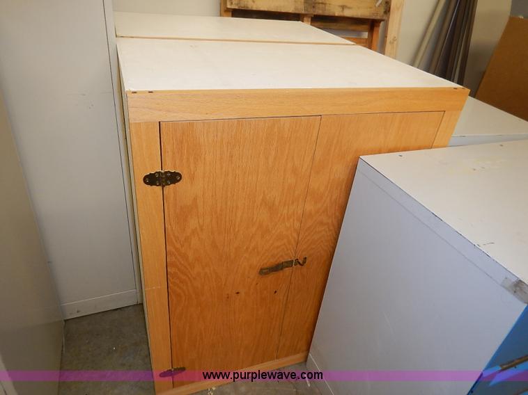 image for item AY9111 (7) assorted storage cabinets