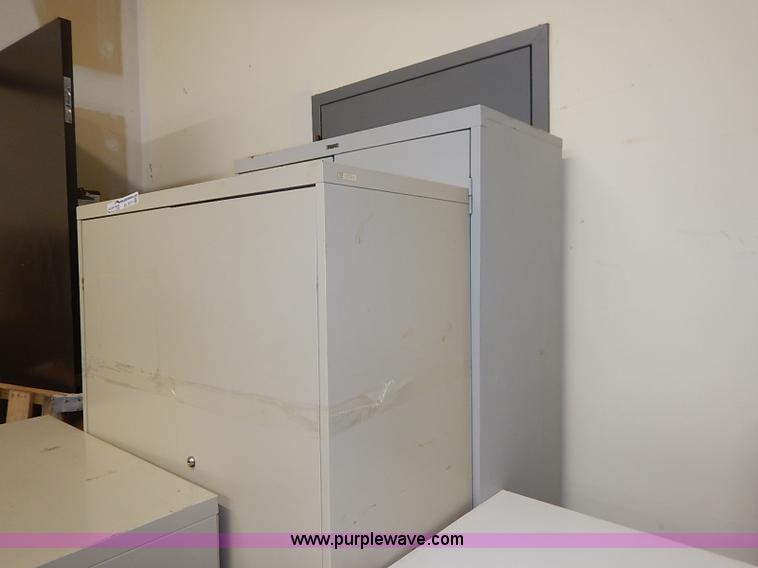 image for item AY9111 (7) assorted storage cabinets