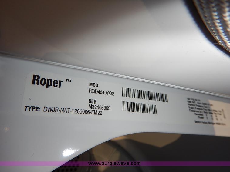 image for item AY9144 Roper electric dryer