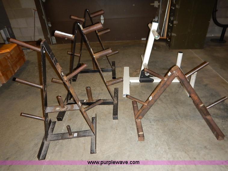 image for item AY9152 (10) assorted weight equipment stands