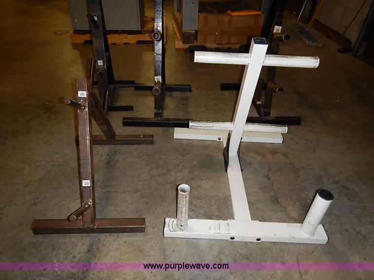 image for item AY9152 (10) assorted weight equipment stands