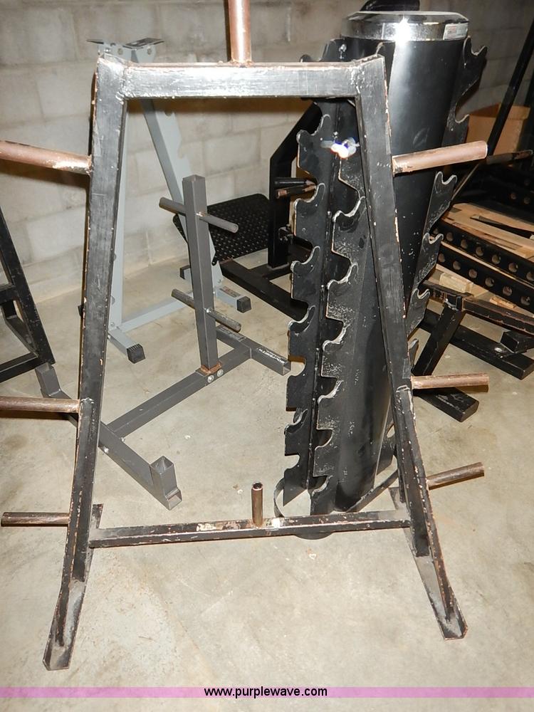 image for item AY9152 (10) assorted weight equipment stands