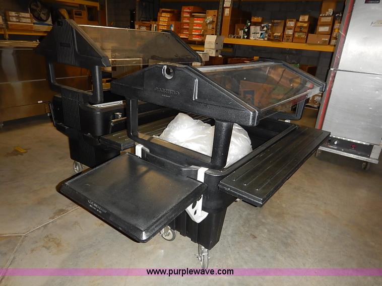 image for item AY9160 (2) portable cold tables with sneeze guards