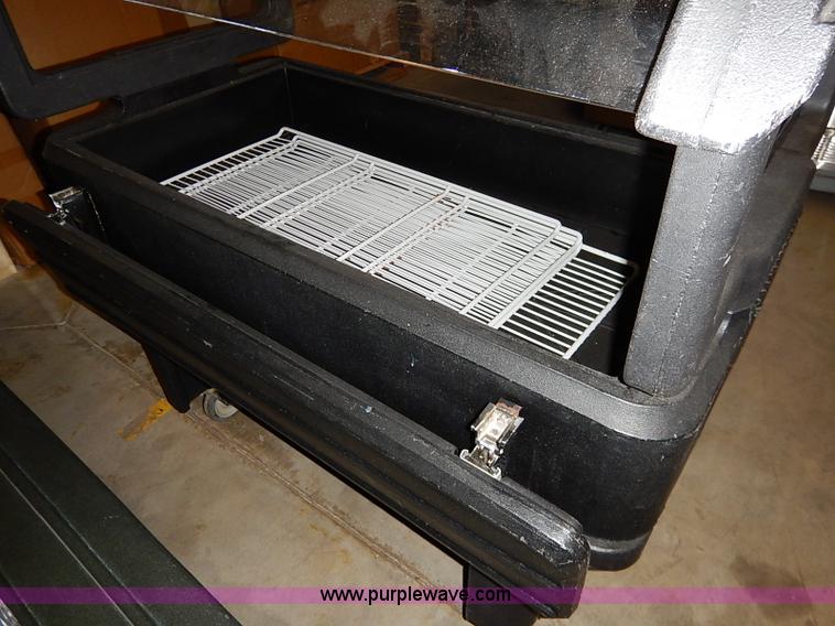 image for item AY9160 (2) portable cold tables with sneeze guards