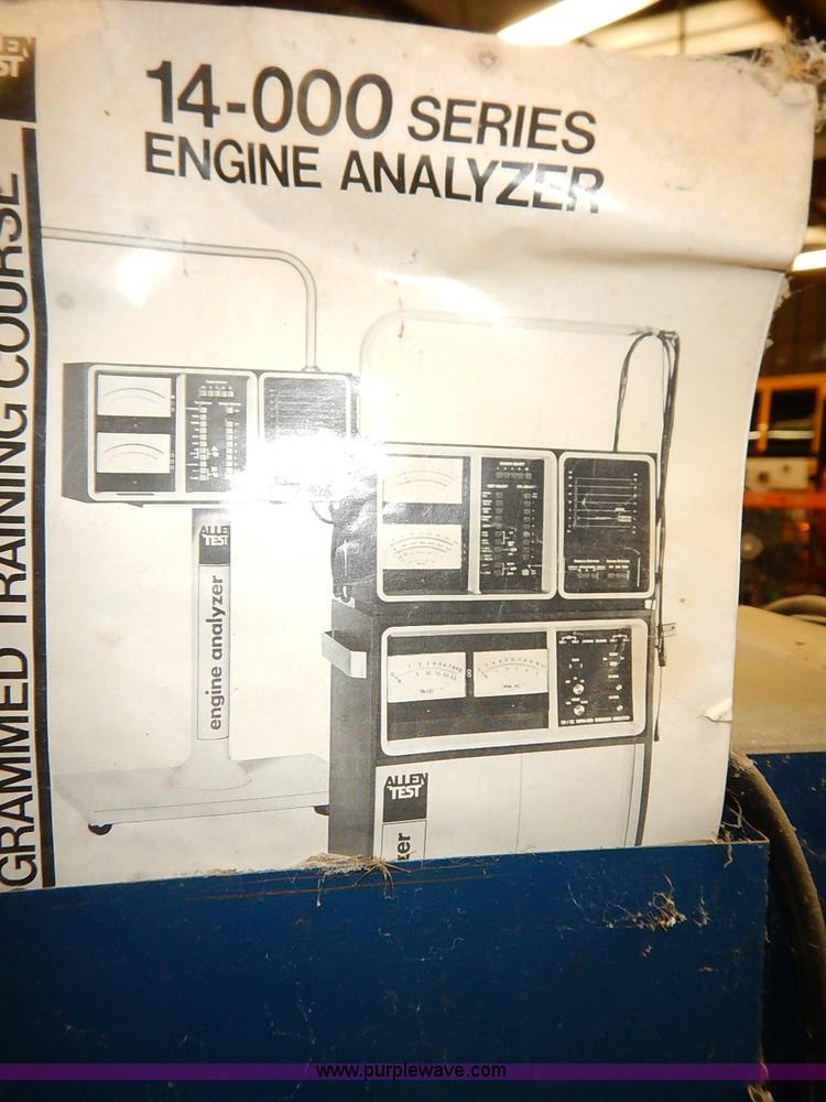 image for item AY9172 Allen test engine analyzer
