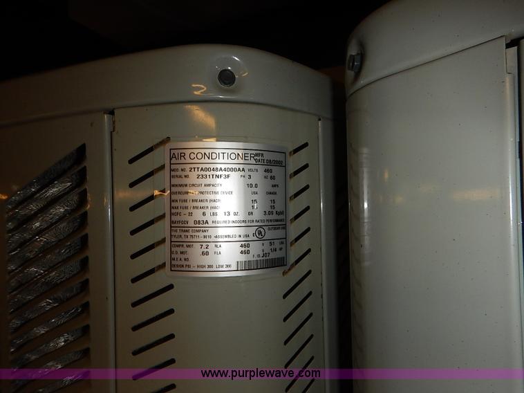 image for item AY9179 (2) Trane AC condenser units
