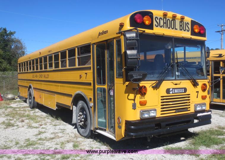 image for item D2182 1998 International Genesis school bus