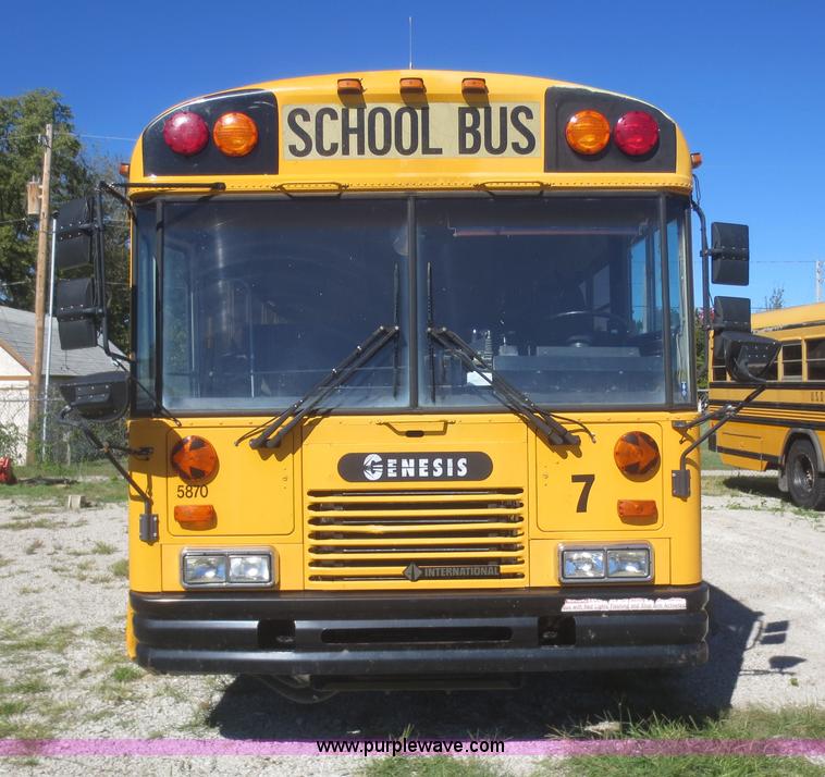image for item D2182 1998 International Genesis school bus