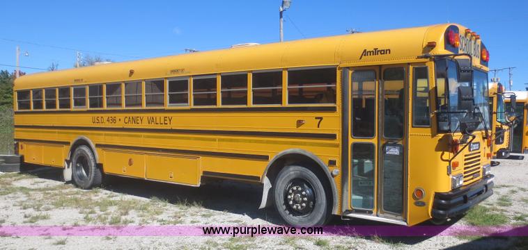 image for item D2182 1998 International Genesis school bus