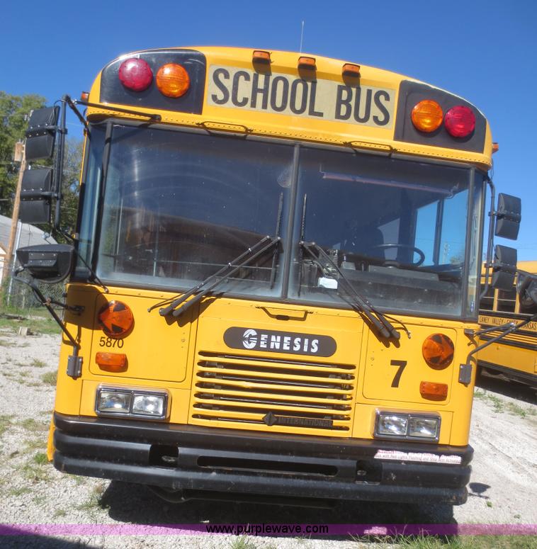 image for item D2182 1998 International Genesis school bus