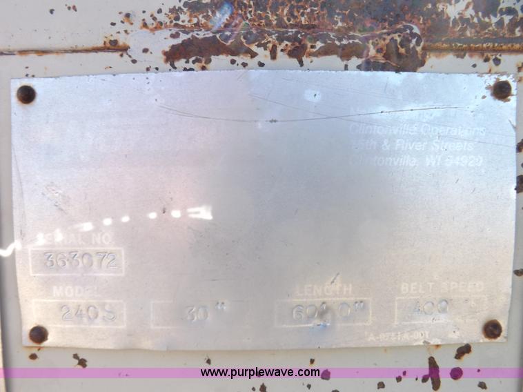 image for item H9063 Nordberg 240S belt conveyor