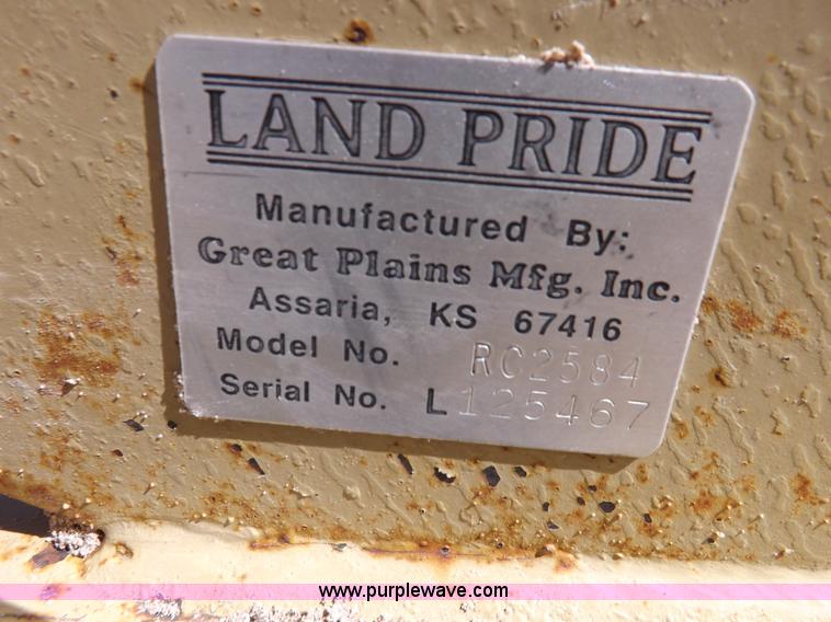 image for item H9067 Land Pride RC2584 rotary mower