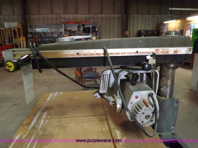 image for item H9080 Dewalt 740 Power Shop radial arm saw