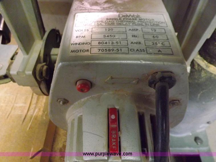 image for item H9080 Dewalt 740 Power Shop radial arm saw