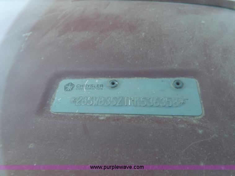 image for item H9089 1994 Dodge Ram B350 van