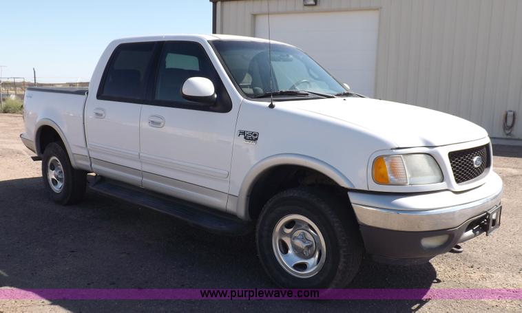 image for item H9094 2002 Ford F150 XLT SuperCrew pickup truck