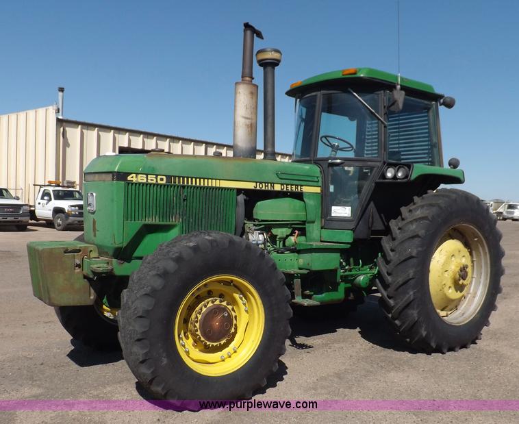 image for item H9095 1983 John Deere 4650 MFWD tractor