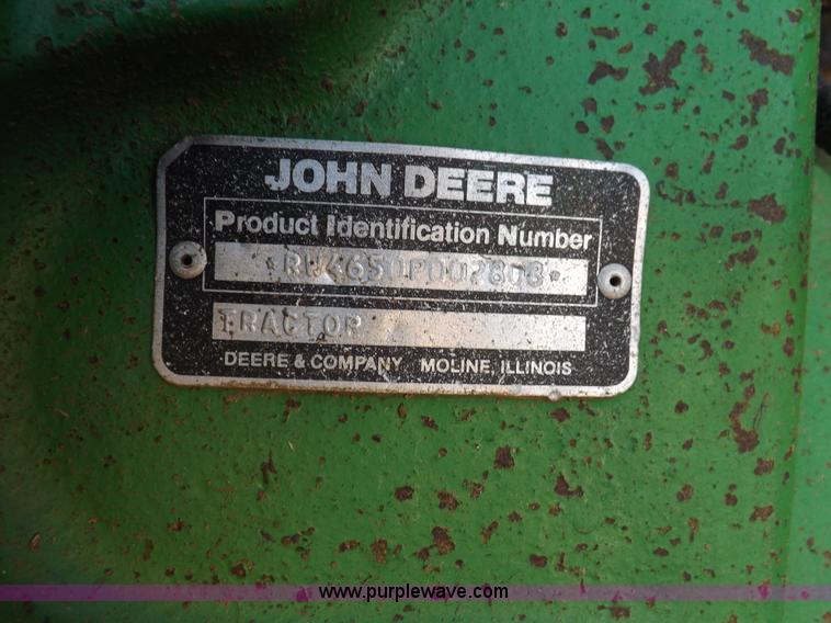 image for item H9095 1983 John Deere 4650 MFWD tractor