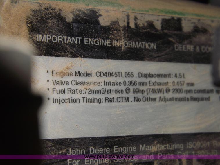 image for item H9096 1998 John Deere 6310 tractor