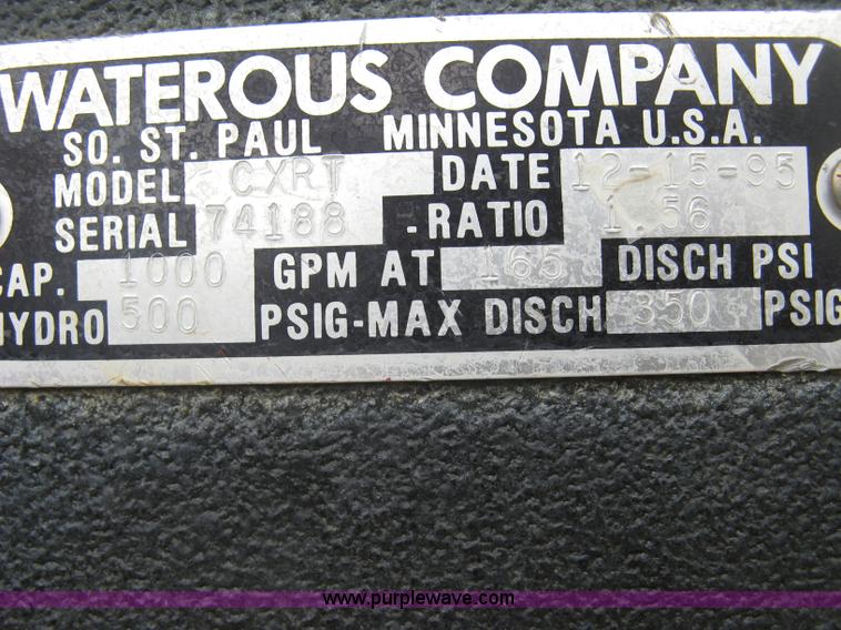 image for item H9499 1996 Ford F700 pump fire truck