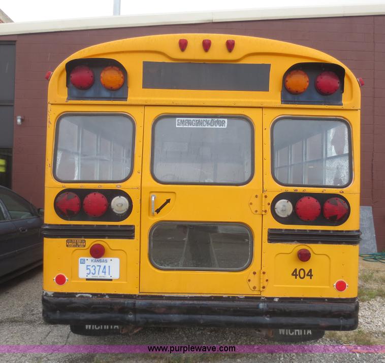 image for item I2214 1984 Chevrolet G30 school bus