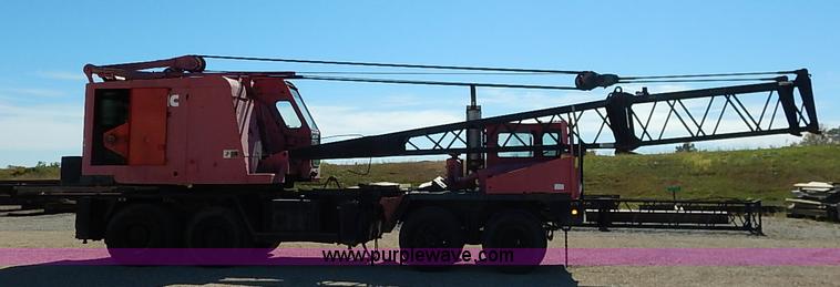 image for item I5373 1966 Fmc Link-belt HC-78B truck mounted crane