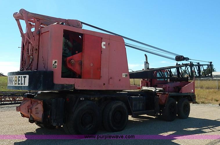image for item I5373 1966 Fmc Link-belt HC-78B truck mounted crane