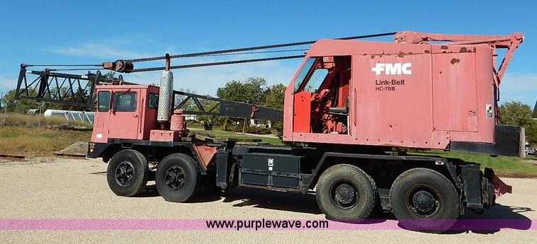 image for item I5373 1966 Fmc Link-belt HC-78B truck mounted crane