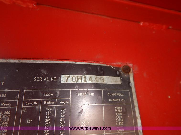 image for item I5373 1966 Fmc Link-belt HC-78B truck mounted crane