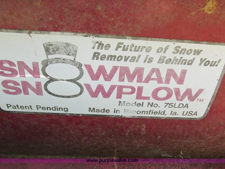 image for item I8933 Rear mounted blade