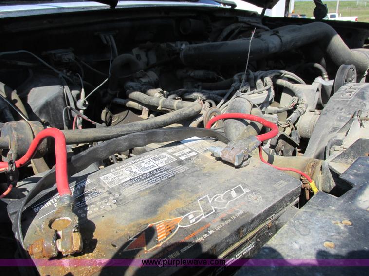 image for item I8936 1988 Ford F350 dump flatbed truck