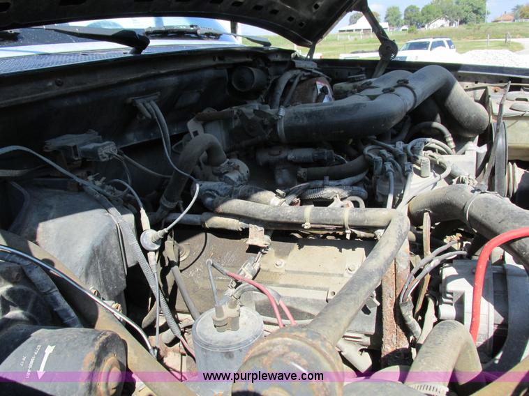 image for item I8936 1988 Ford F350 dump flatbed truck