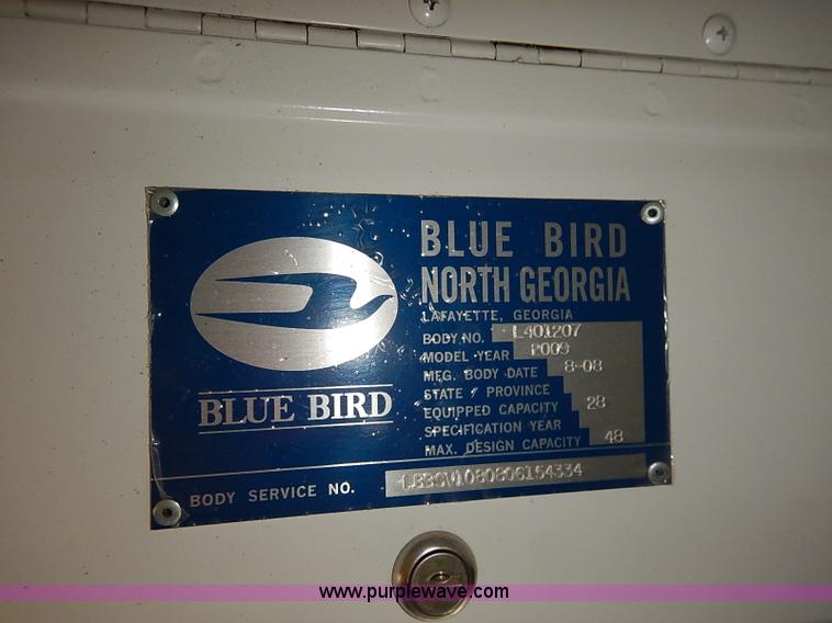 image for item J3003 2009 Blue Bird Vision school bus