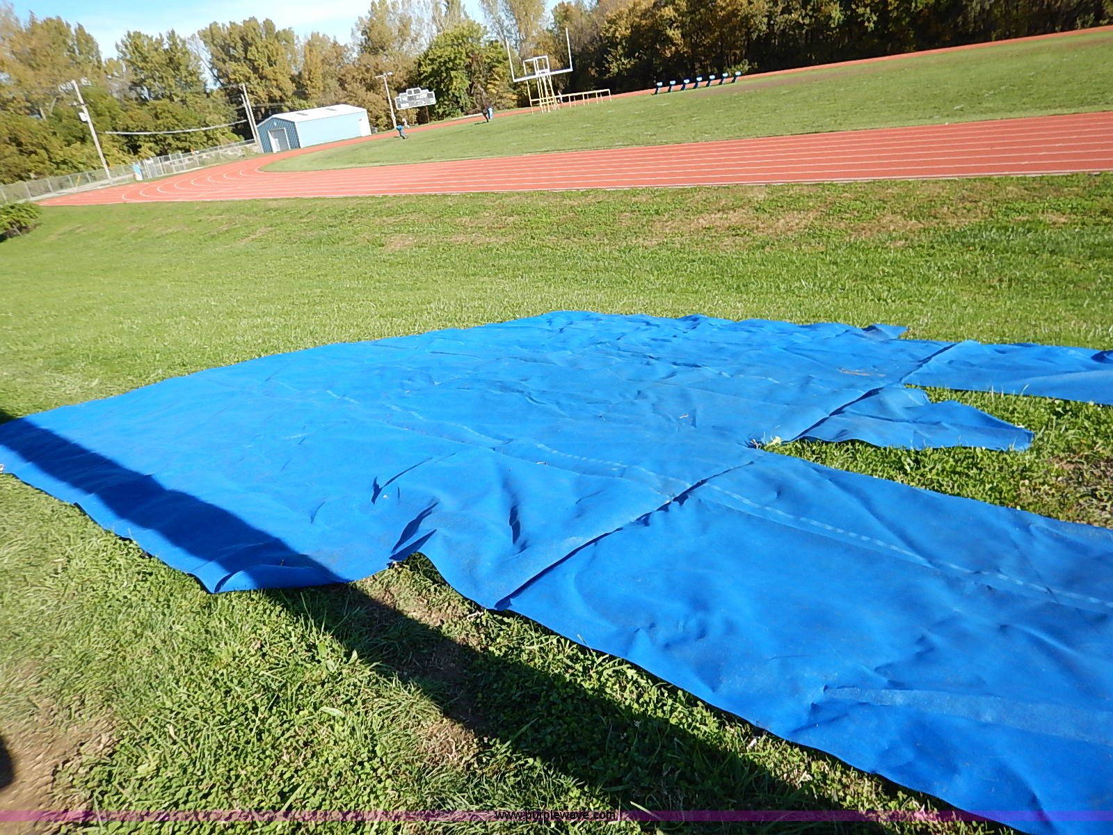 IPE pole vault mat in Holton, KS Item I5380 sold Purple Wave