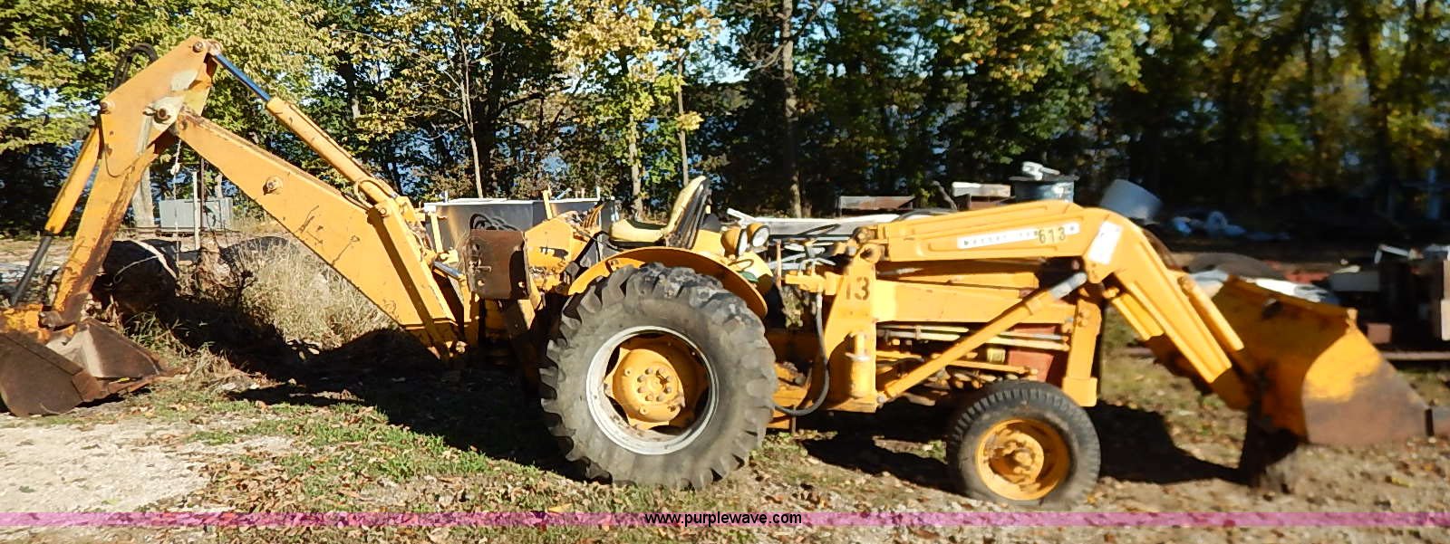 1968 Massey Ferguson 2135 backhoe in Vassar, KS Item I5381 sold Purple Wave