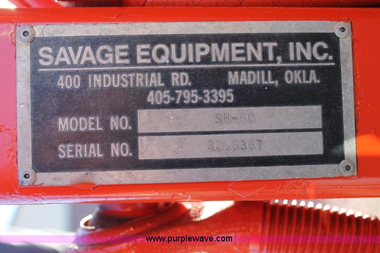 image for item AO9650 Savage SH60 pecan harvester