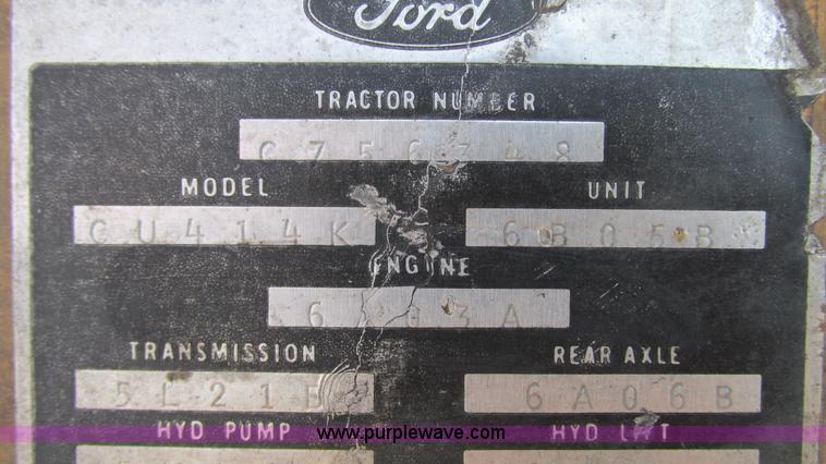 image for item G9088 Ford 340B tractor