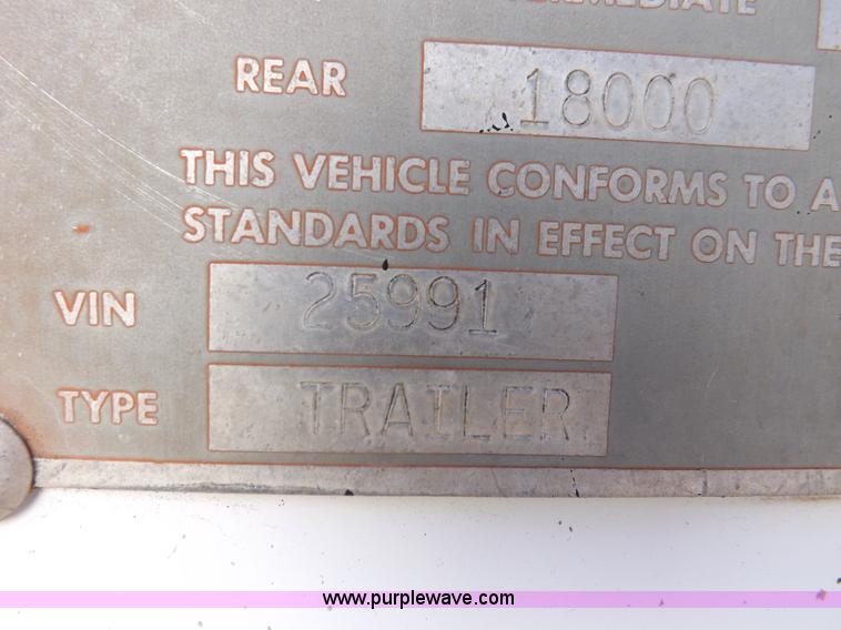 image for item H9088 1974 American grain hopper trailer