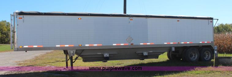 image for item I5877 1995 Timpte double hopper grain trailer