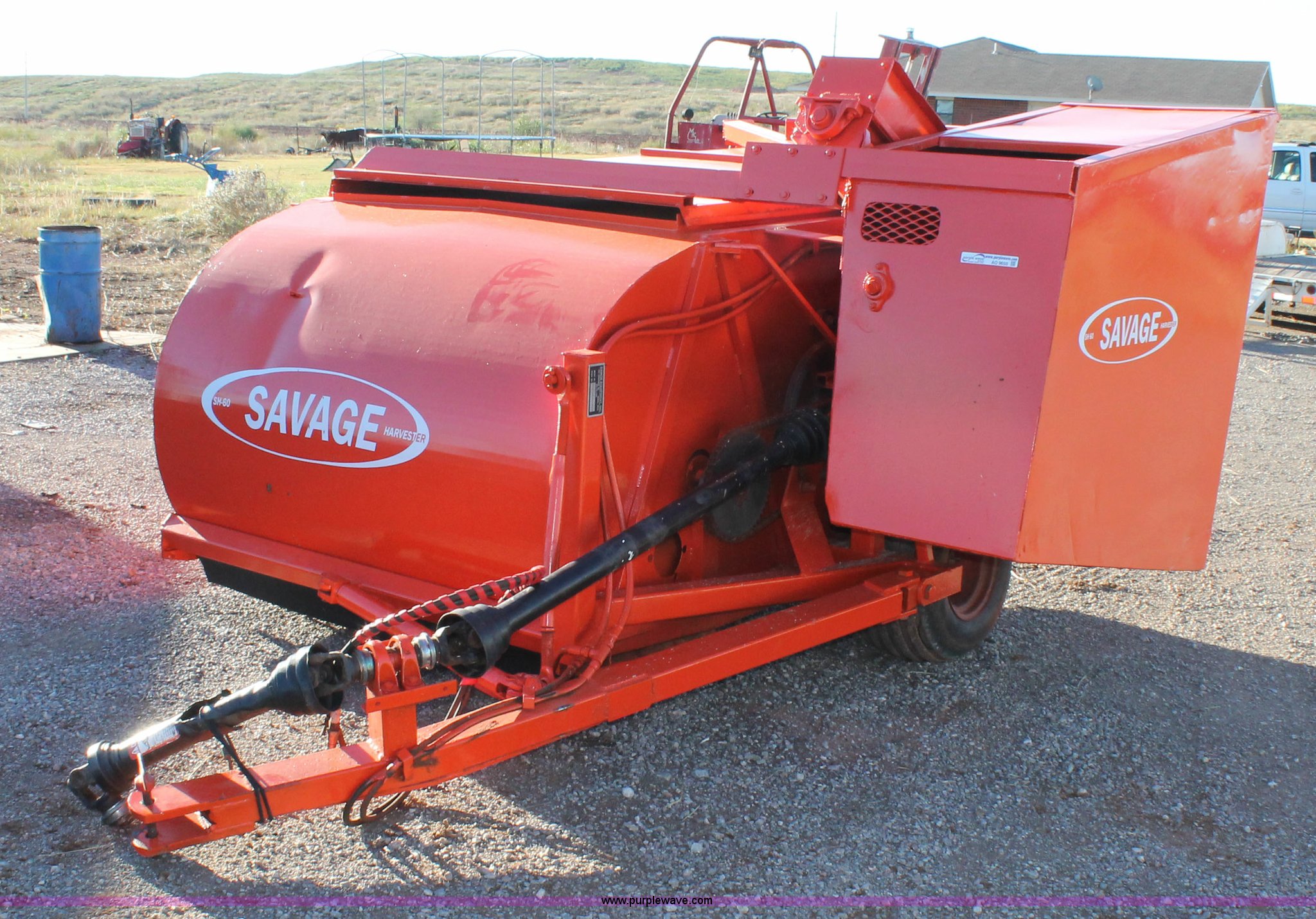 Savage SH60 pecan harvester in Lawton, OK Item AO9650 sold Purple Wave