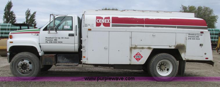 image for item A8747 1995 GMC TopKick fuel delivery truck