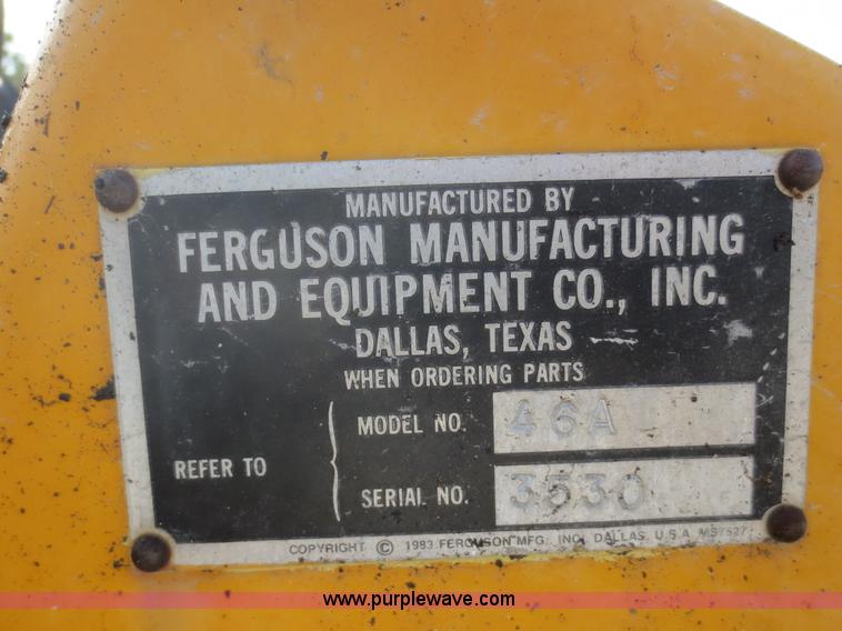 image for item F4346 Ferguson 46A double drum roller