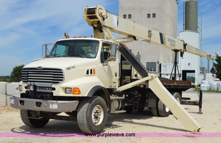 image for item F8356 2007 Sterling LT8500 crane truck